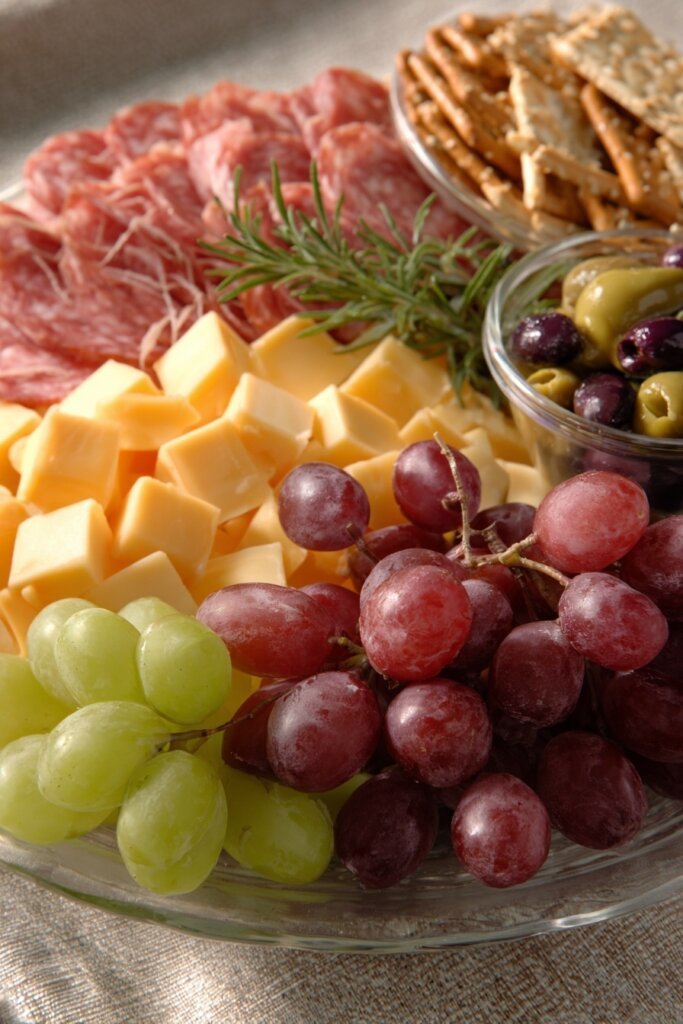 Christmas Charcuterie Cups