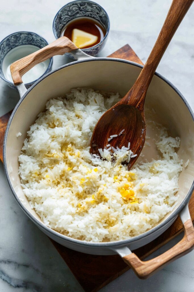 Cook Your Fluffy Buttered Rice