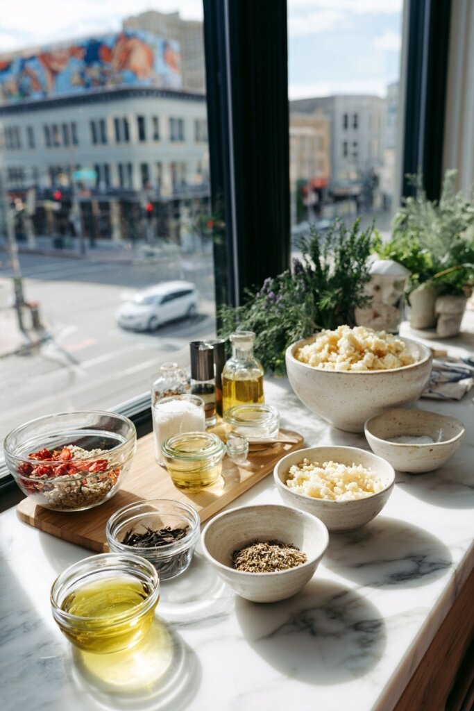 Easy Greek Chicken Bowls with Tzatziki & Orzo Quick Dinner