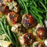 Garlic Butter Chicken Bites with Green Beans