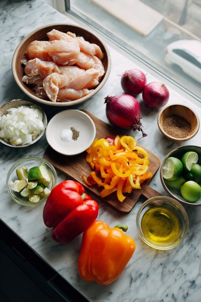 Chicken Fajita Skillet with Peppers & Onions