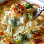 Chicken Alfredo Bake with Broccoli