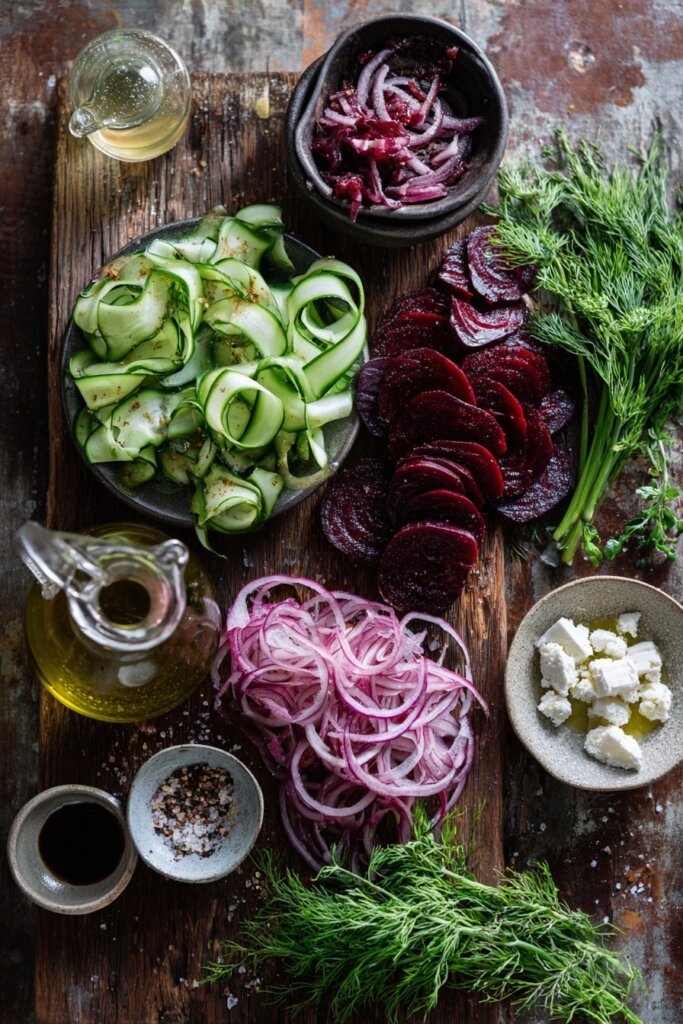 Ingredients You’ll Need for a Beet Cucumber Honey Salad