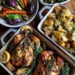 Lemon Herb Roast Chicken and Veggies