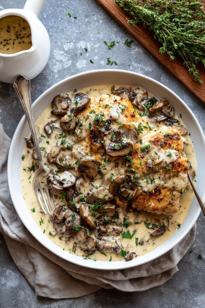 Creamy Mushroom Chicken
