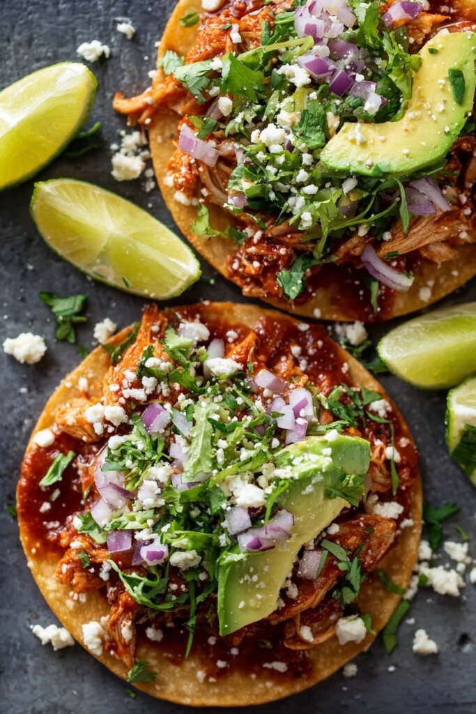 Chicken Tinga Tostadas