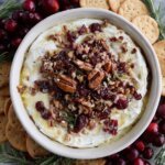 Baked Brie Dip Cranberry Pecans Recipe