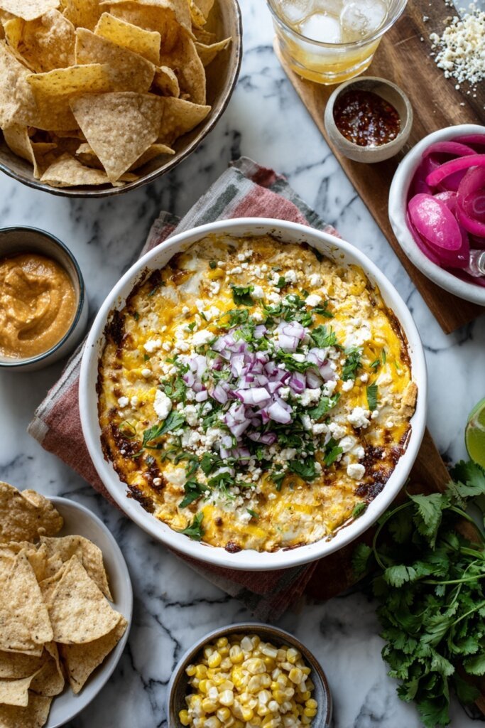 Mexican Street Corn Layered Dip