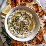 Creamy Roasted Garlic White Bean Dip