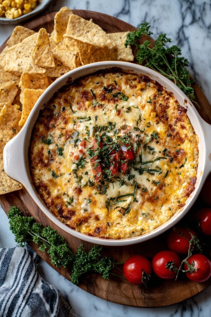 Baked Pepper Jack Corn Dip