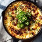 Cheesy Bacon Jalapeño Corn Dip Skillet