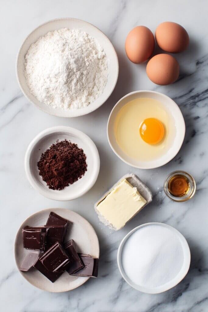 Chocolate Thumbprint Cookies Ingredients