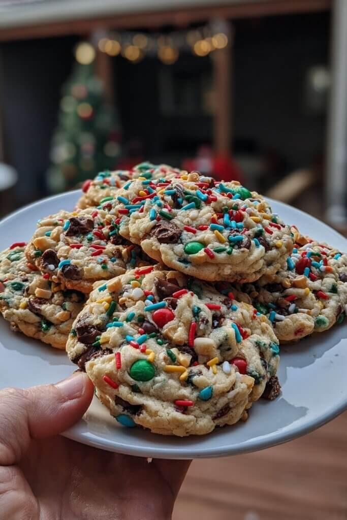 Christmas Kitchen Sink Cookies