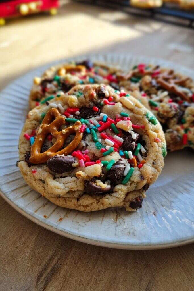 Christmas Kitchen Sink Cookies