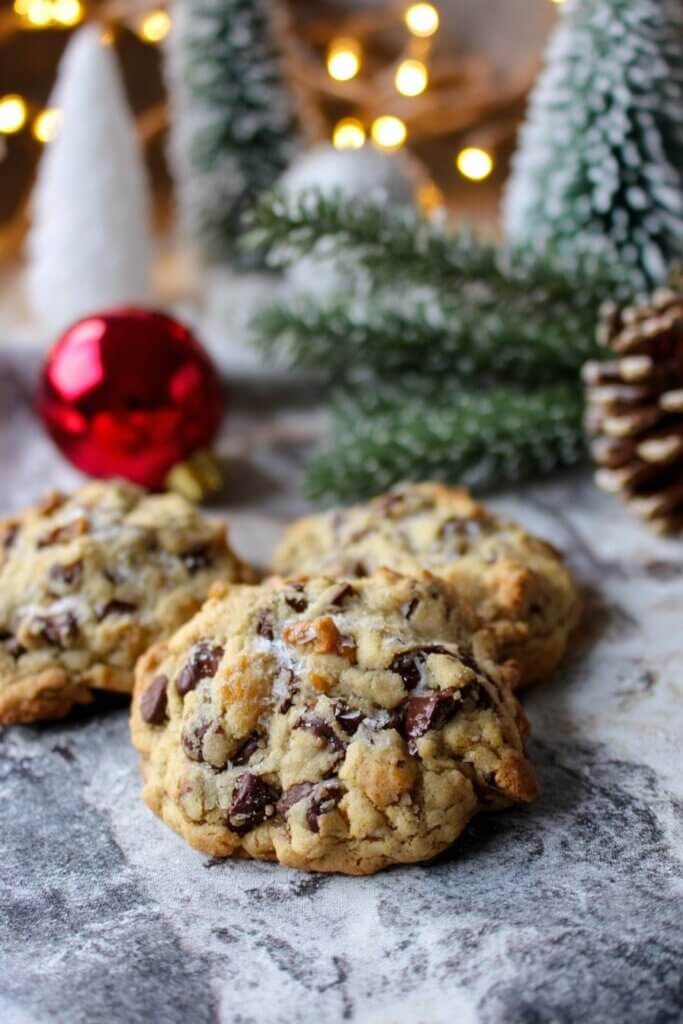 Winter Wonderland Chocolate Chip Cookies