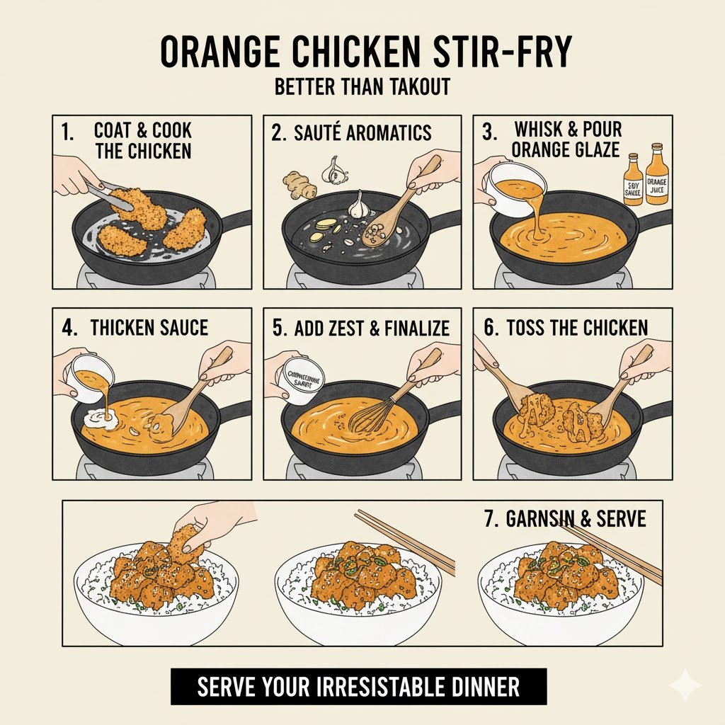 How to Make Orange Chicken Stir-Fry (Better Than Takeout)