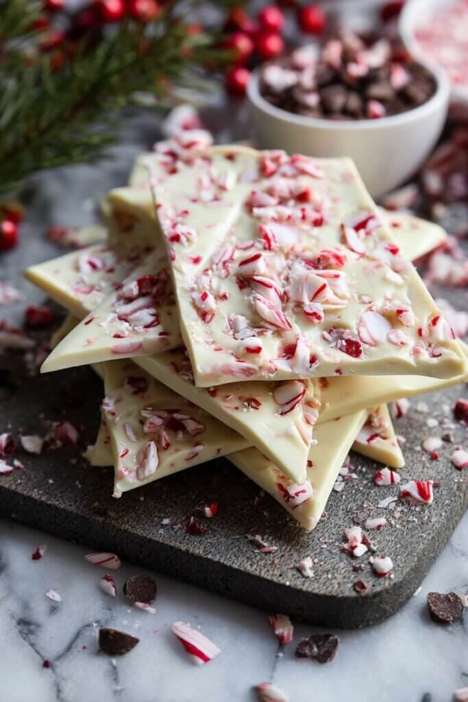 White Chocolate Peppermint Bark