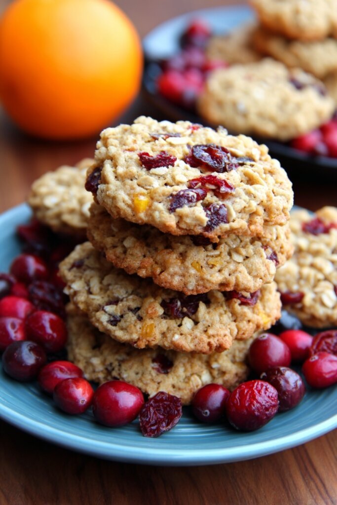 Cranberry Orange Oatmeal Cookies