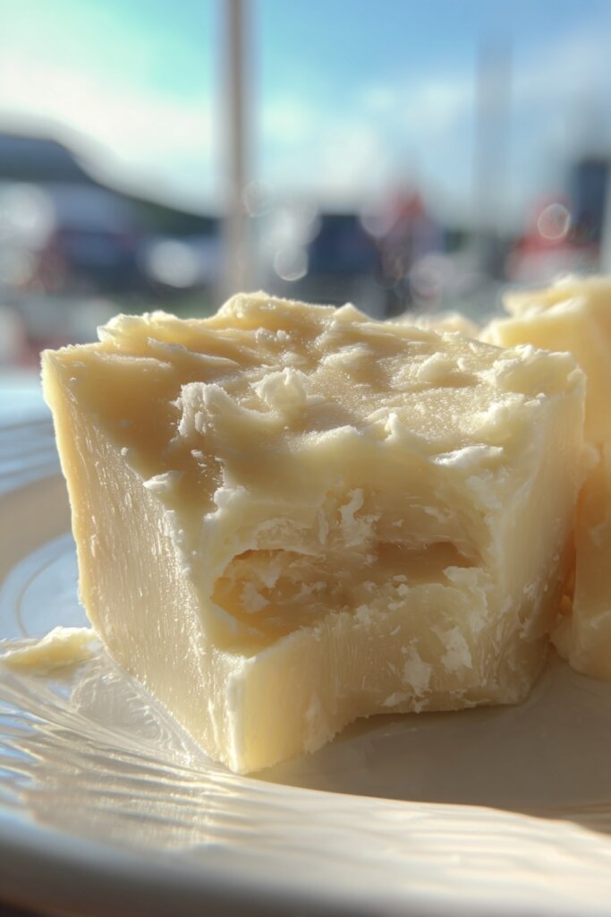 Peppermint White Chocolate Fudge