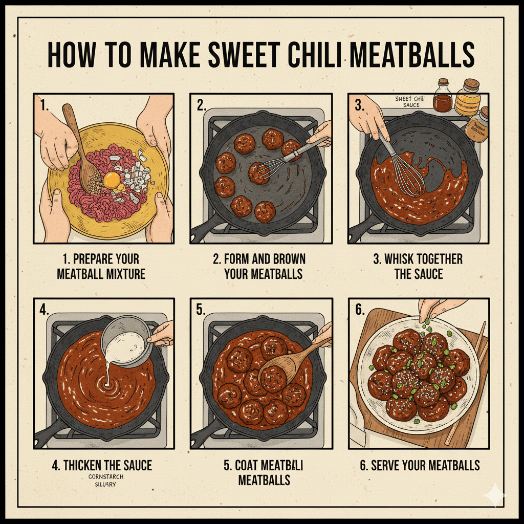 How to Make Sweet Chili Meatballs