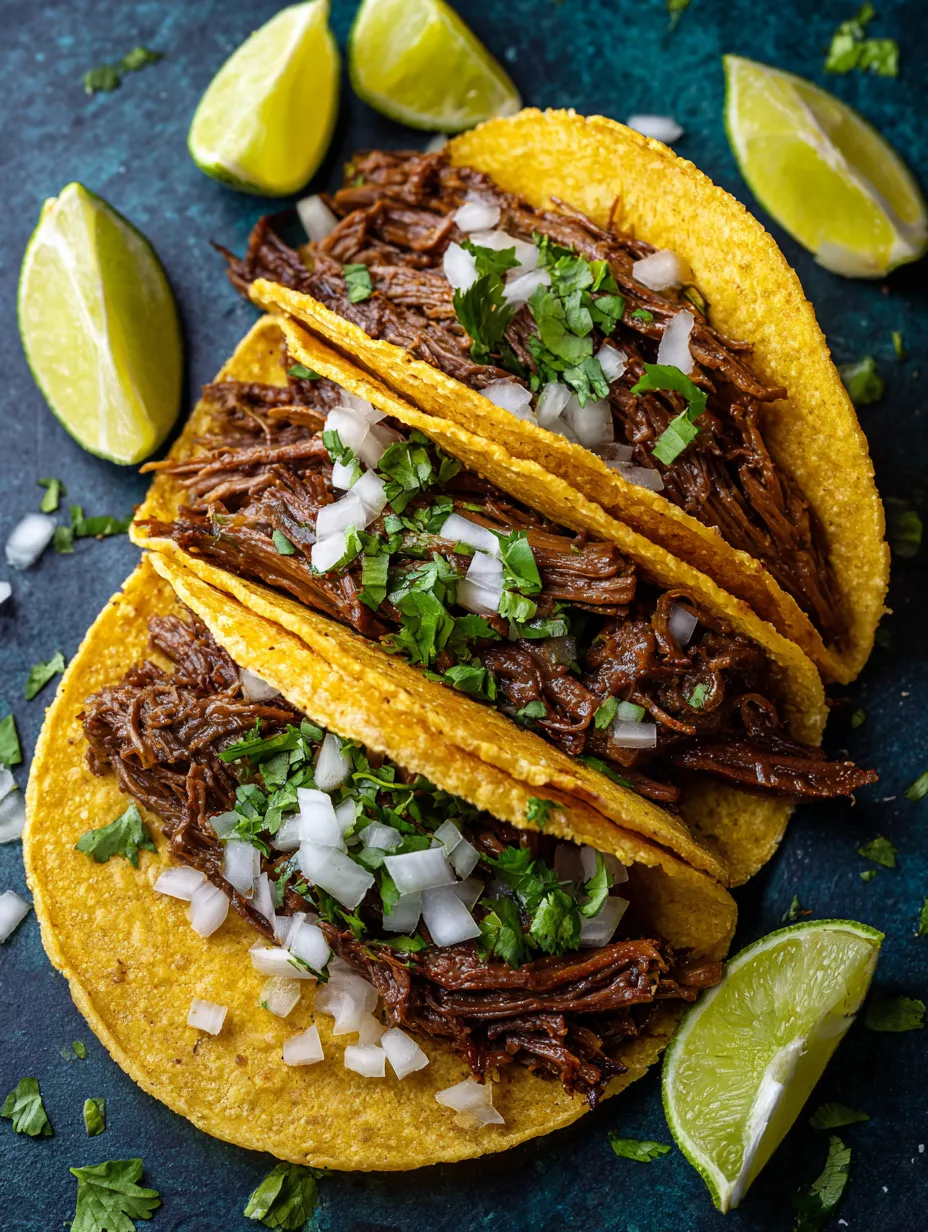 Beef Barbacoa Tacos