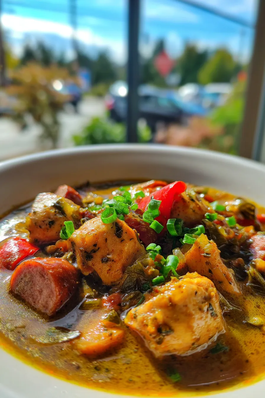 Cajun Chicken and Sausage Gumbo
