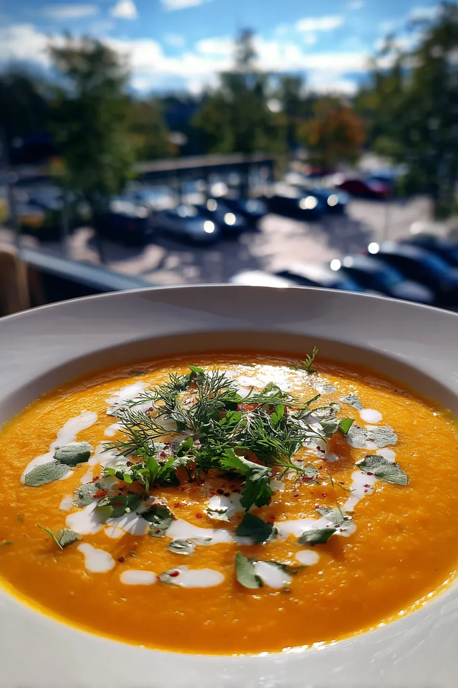 Carrot Ginger Soup