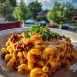 Slow Cooker Chili Mac with Cheddar