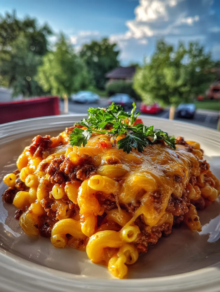 Slow Cooker Chili Mac with Cheddar