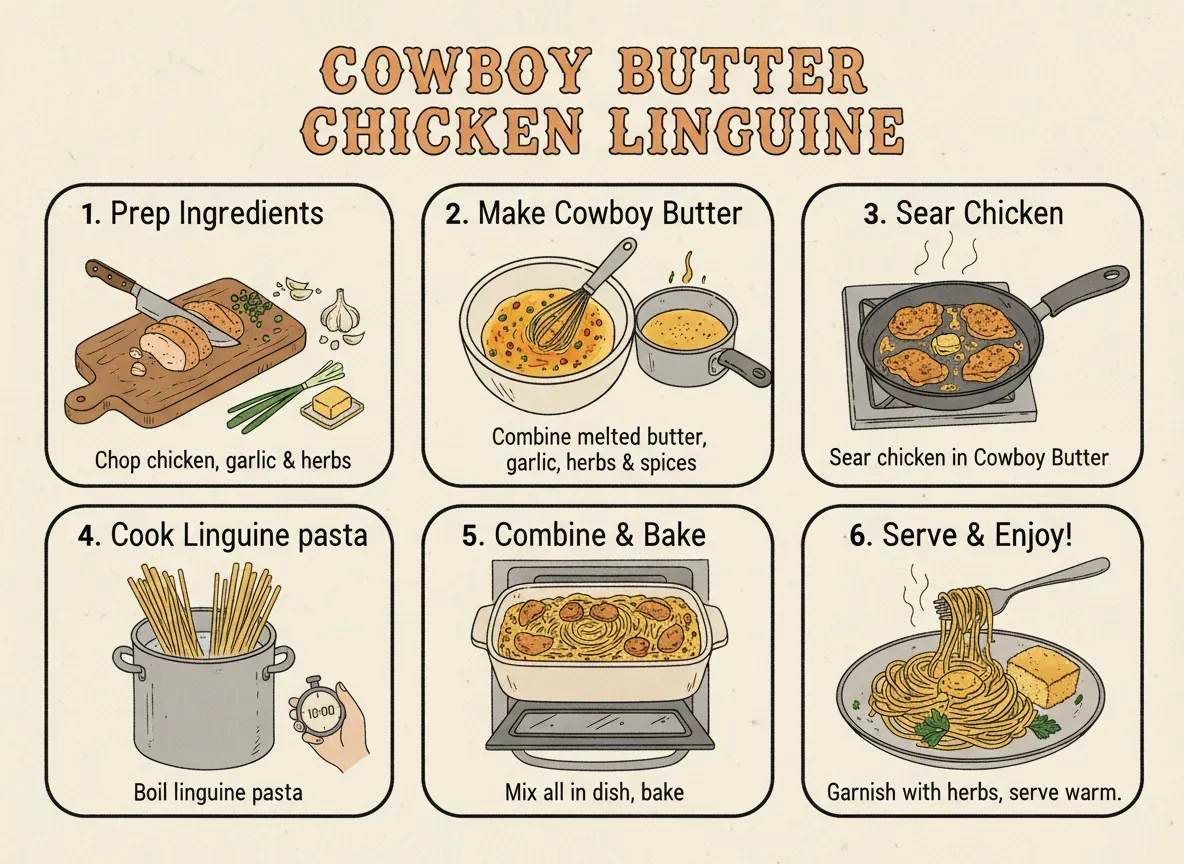 Cowboy Butter Chicken Linguine