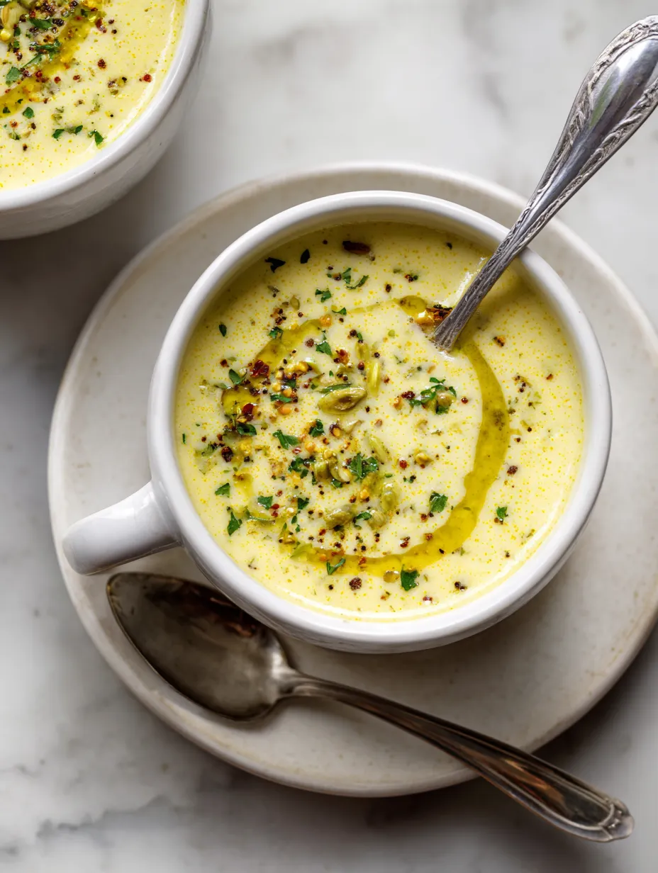 Creamy Poblano Corn Soup