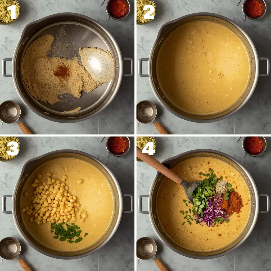 Creamy Poblano Corn Soup