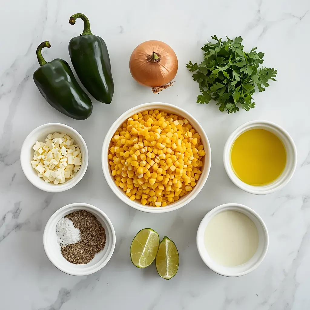 Creamy Poblano Corn Soup