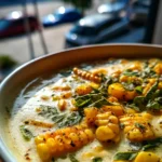 Creamy Poblano Corn Soup