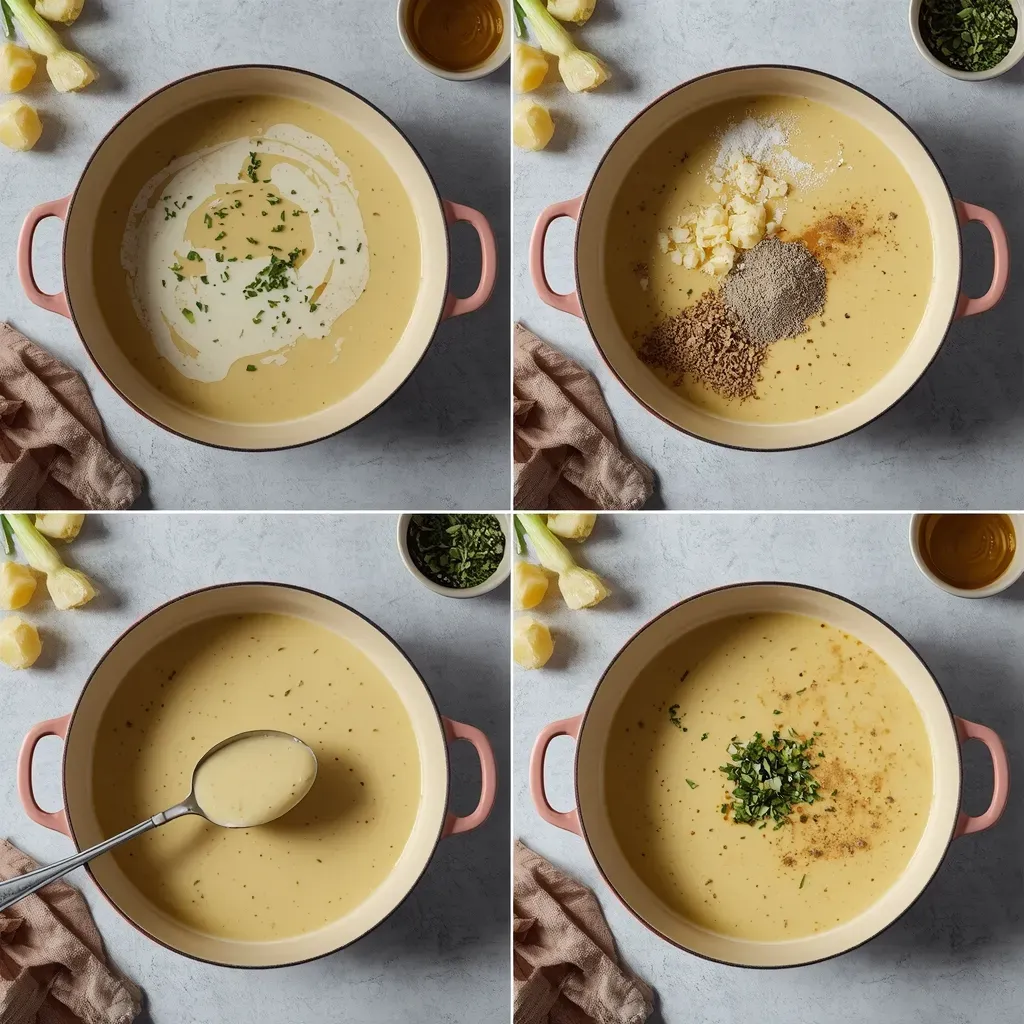 Creamy Potato Leek Soup