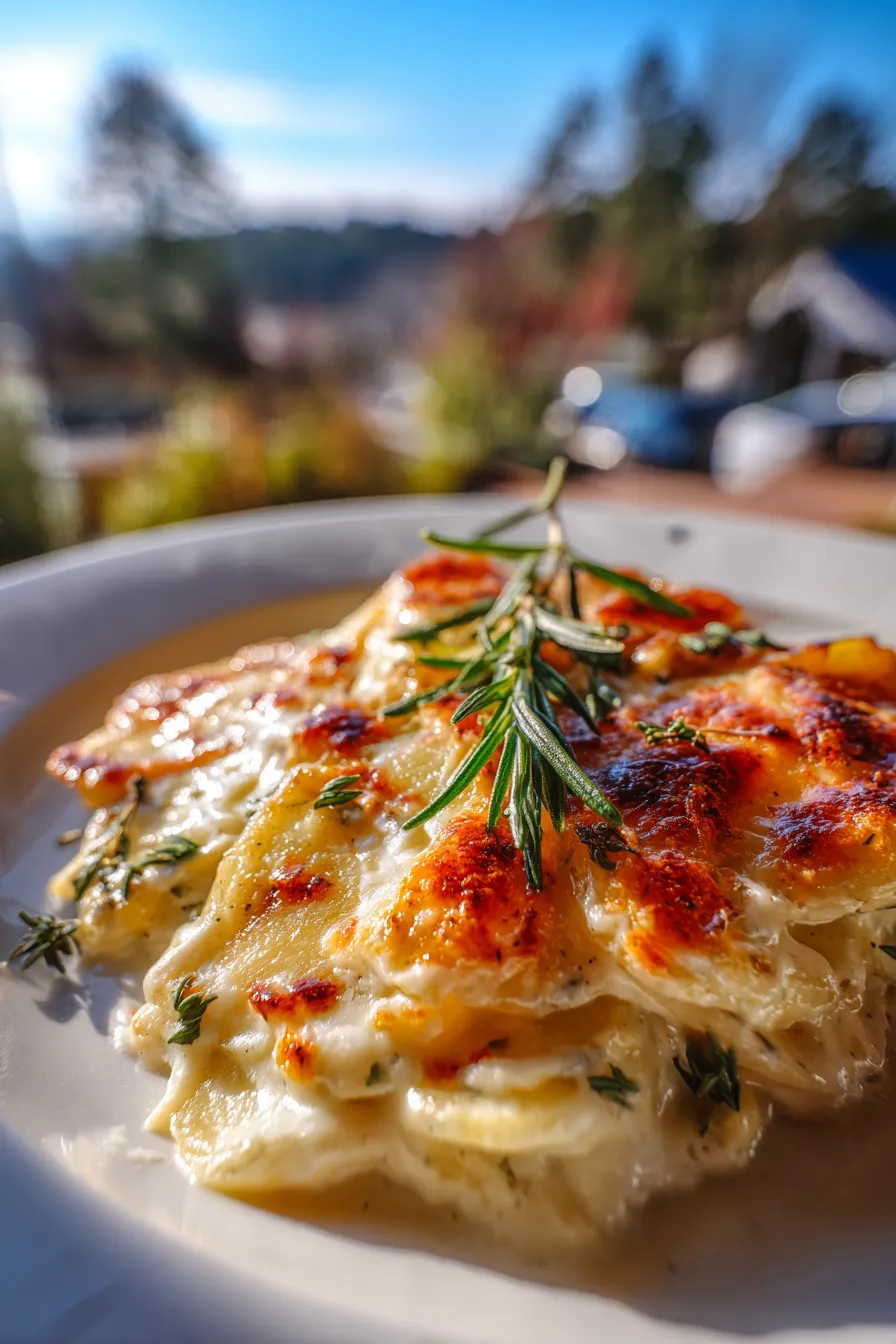 Creamy Scalloped Potatoes Recipe with Lactaid Milk
