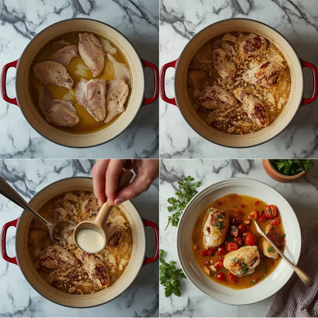 Creamy Sun-Dried Tomato Chicken Soup