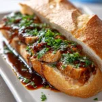 Crock Pot French Dip Sandwiches