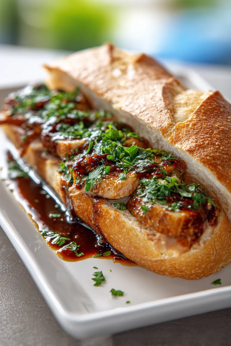 Crock Pot French Dip Sandwiches