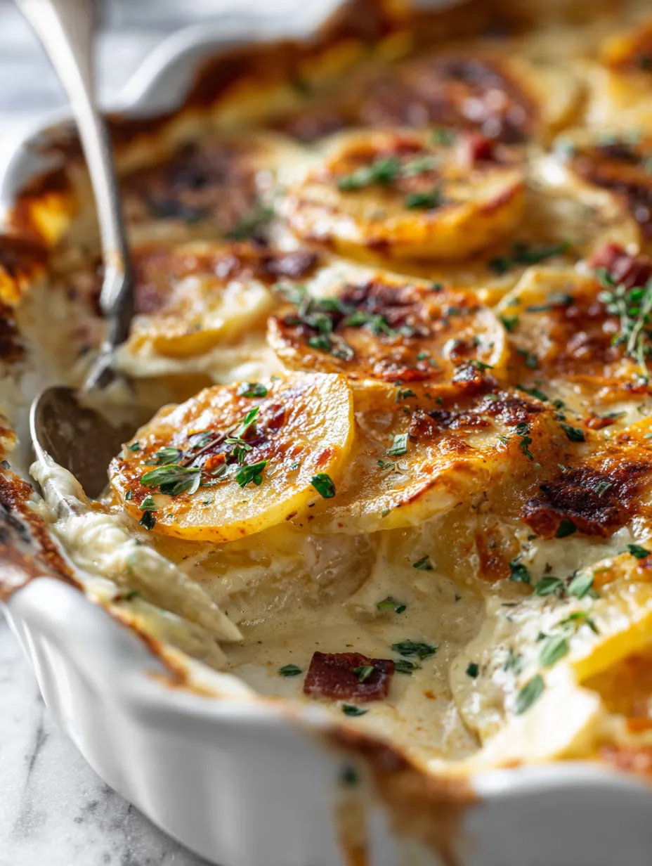 Easy Creamy Scalloped Potatoes