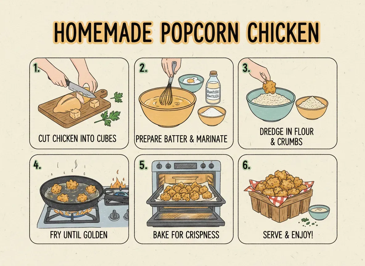 Easy Popcorn Chicken Recipe