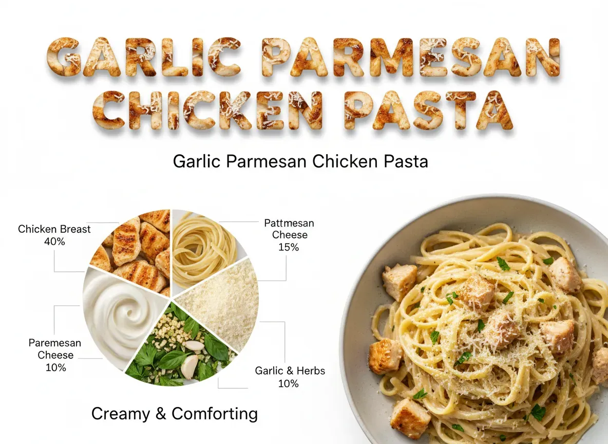 Garlic Parmesan Chicken Pasta