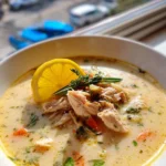 Greek Lemon Chicken Soup