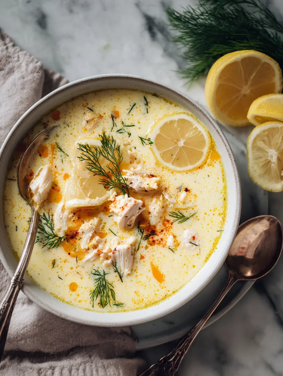 Greek Lemon Chicken Soup