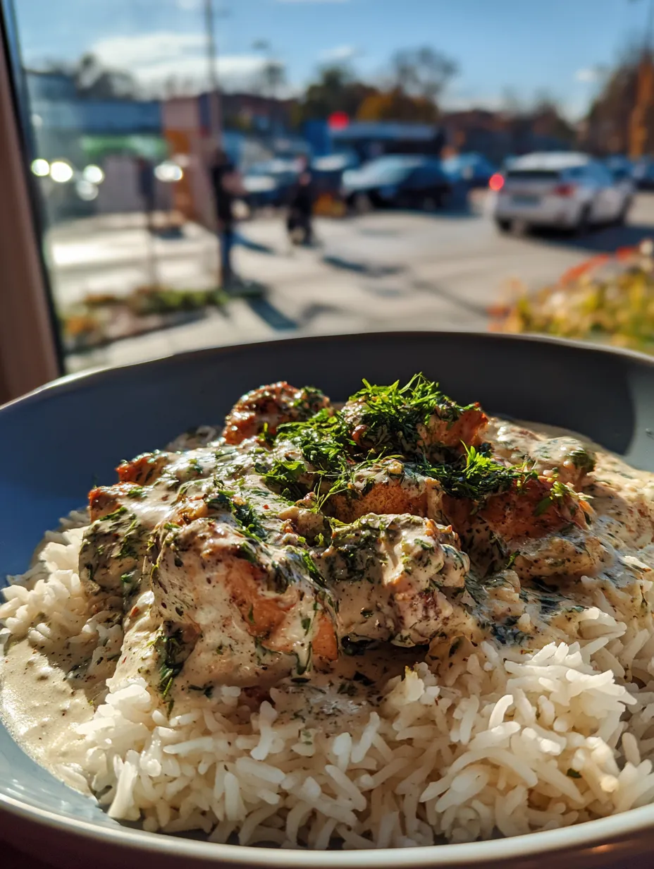 Creamy Herb Chicken & Basmati Rice