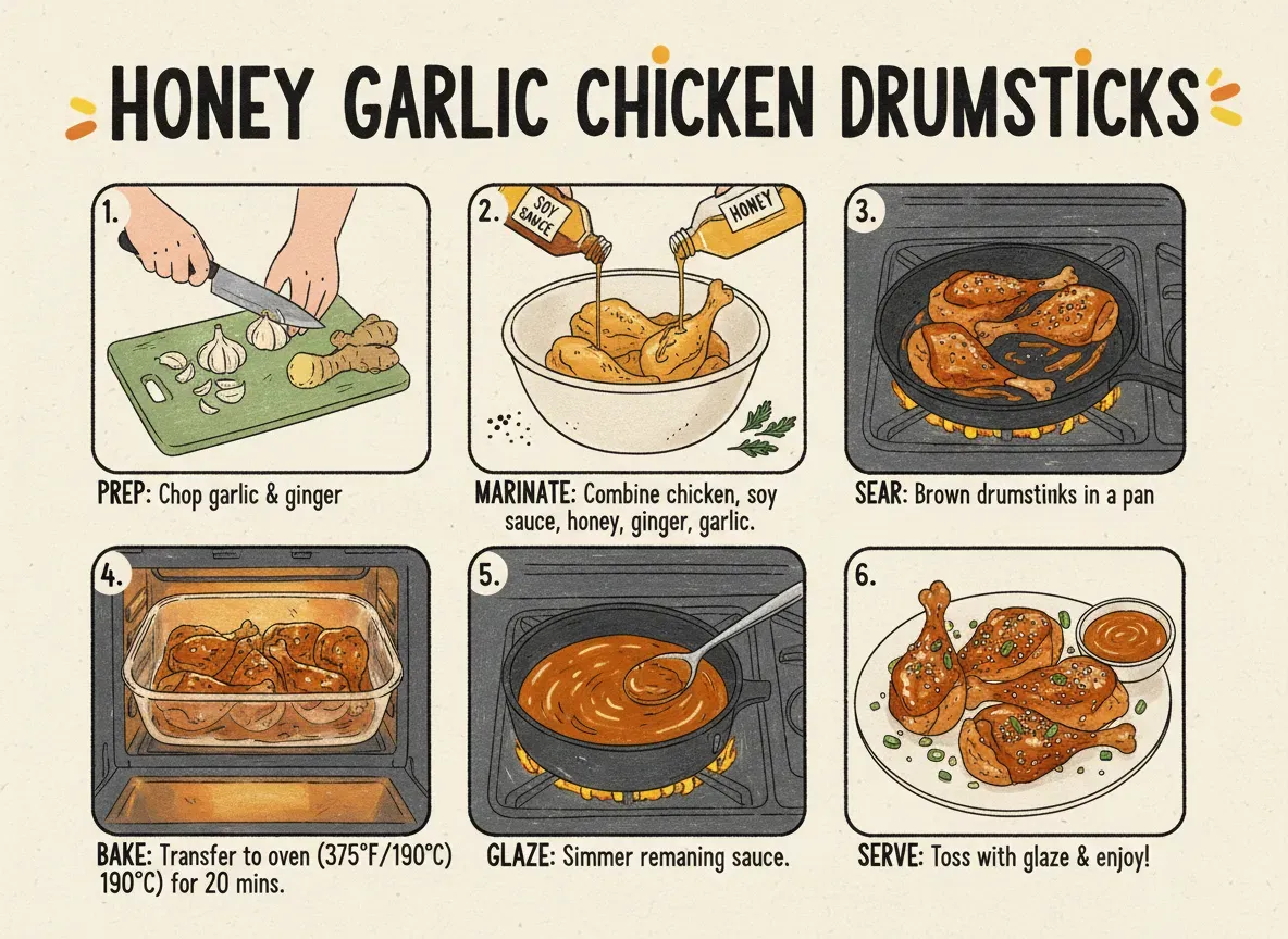 Honey Garlic Chicken Drumsticks