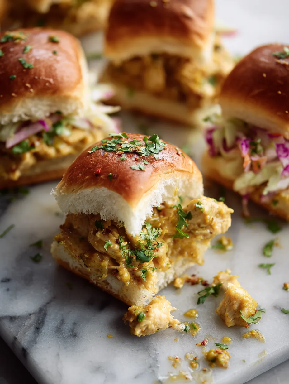 Honey Mustard Chicken Sliders