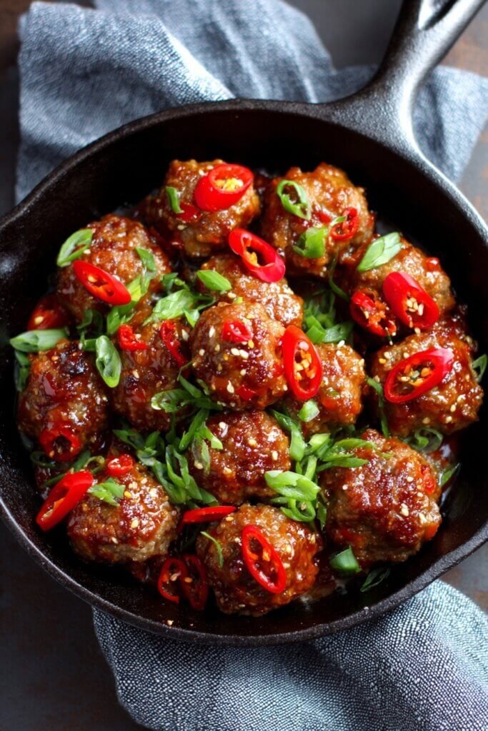Delicious Sweet Chili Meatballs