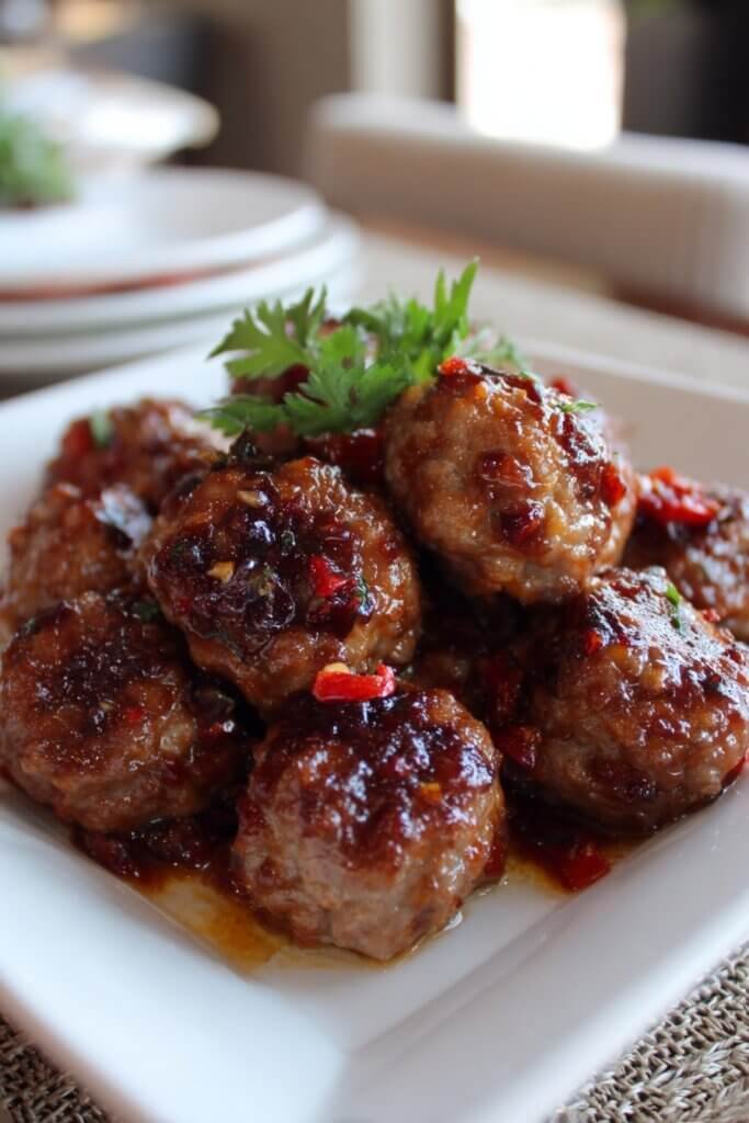 Perfect Sweet Chili Meatballs