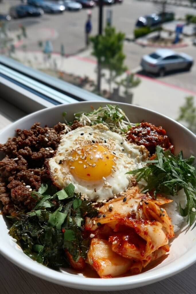 Korean Ground Beef Bowls 